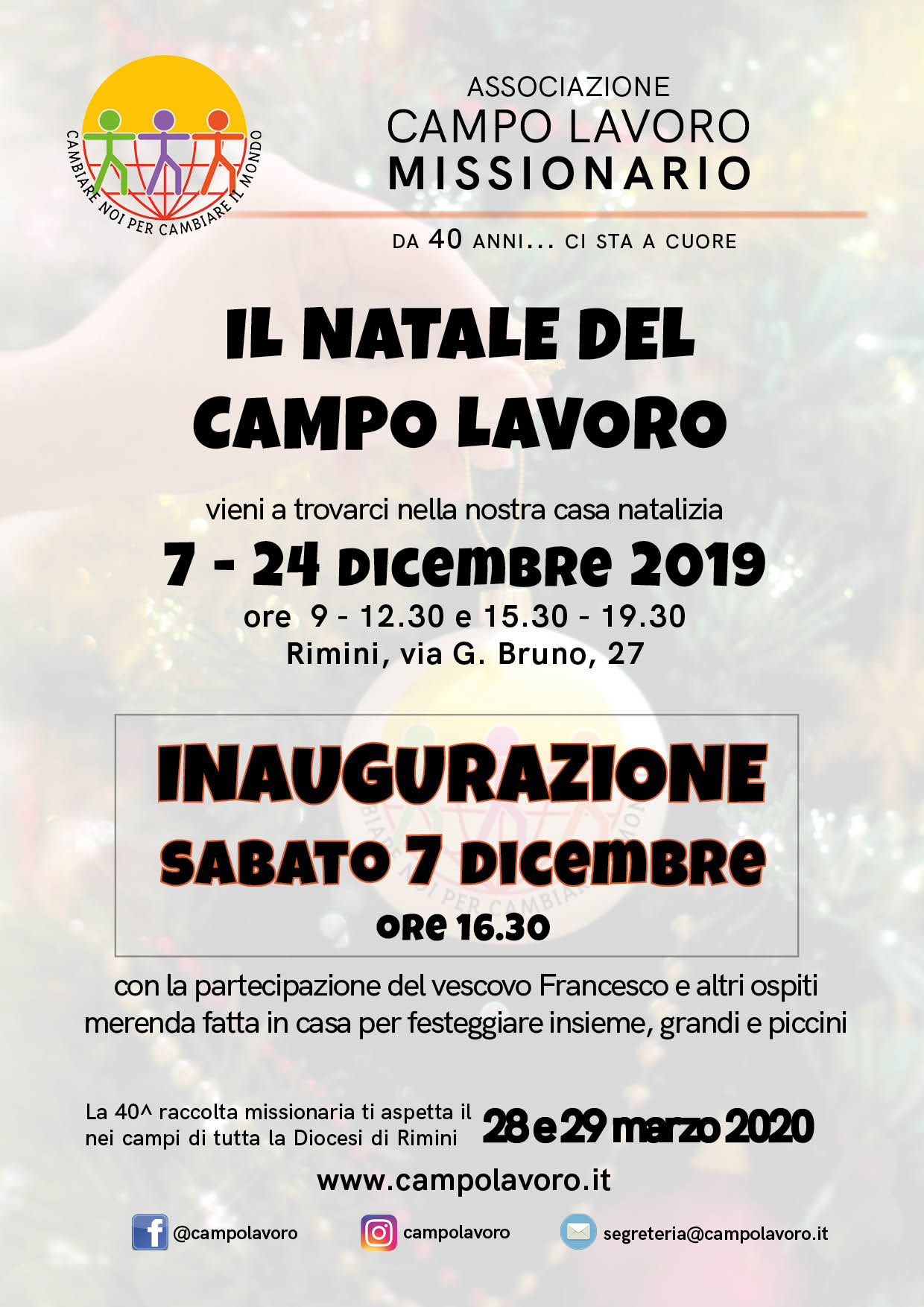 Il Natale del Campo Lavoro