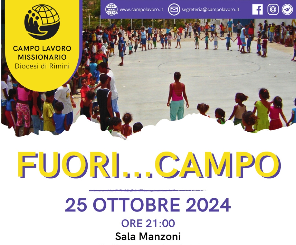 Fuori… Campo! Il 25 ottobre appuntamento con la missione